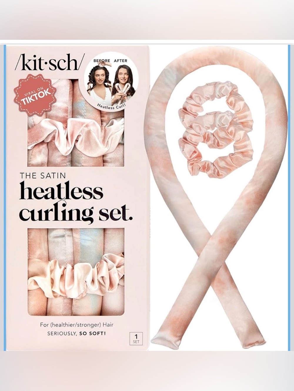Kitsch Satin Heatless Curlers Set